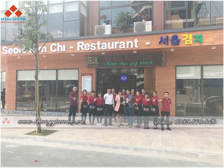 Thiết kế nhà hàng Hàn Quốc tại Thái Bình