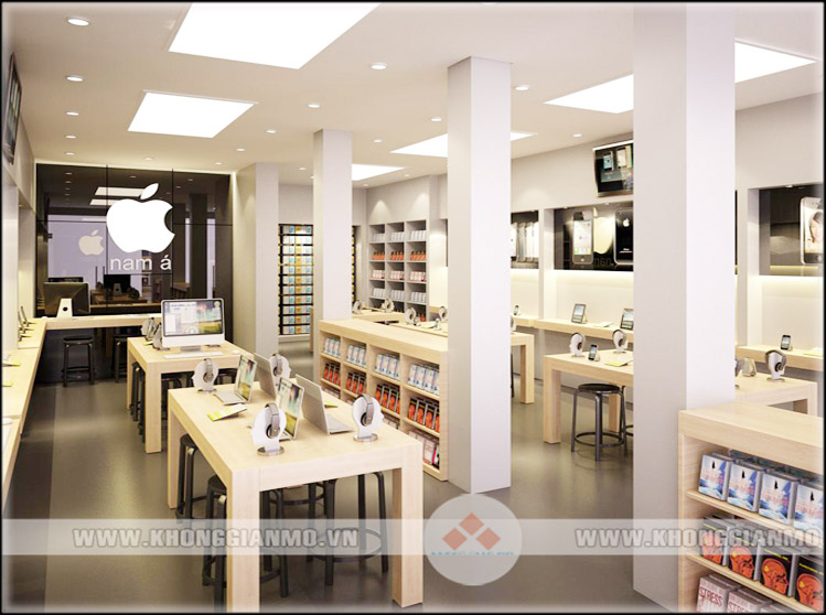 Thiết kế nội thất Showroom Apple Thanh Hóa