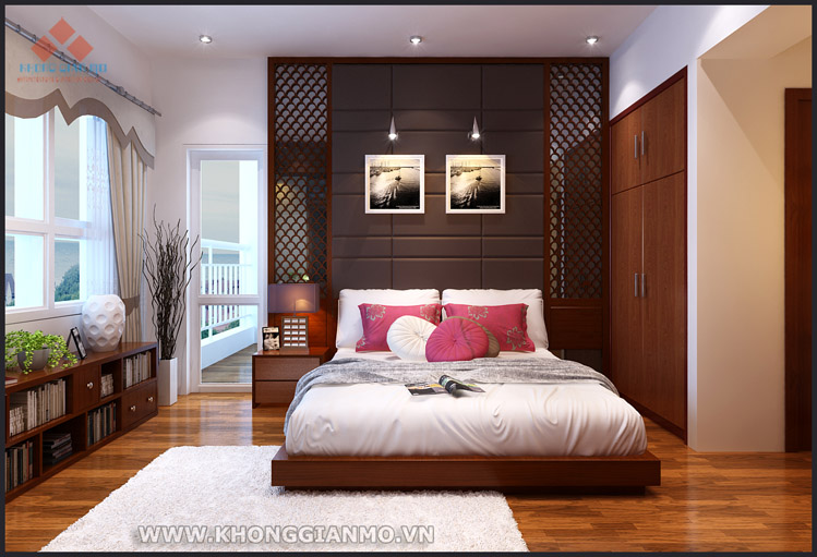 Thiết kế nội thất phòng ngủ - chung cư chú Khương-2